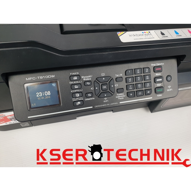 Urządzenie wielofunkcyjne Drukarka Ksero Skaner Brother MFC-T910DW